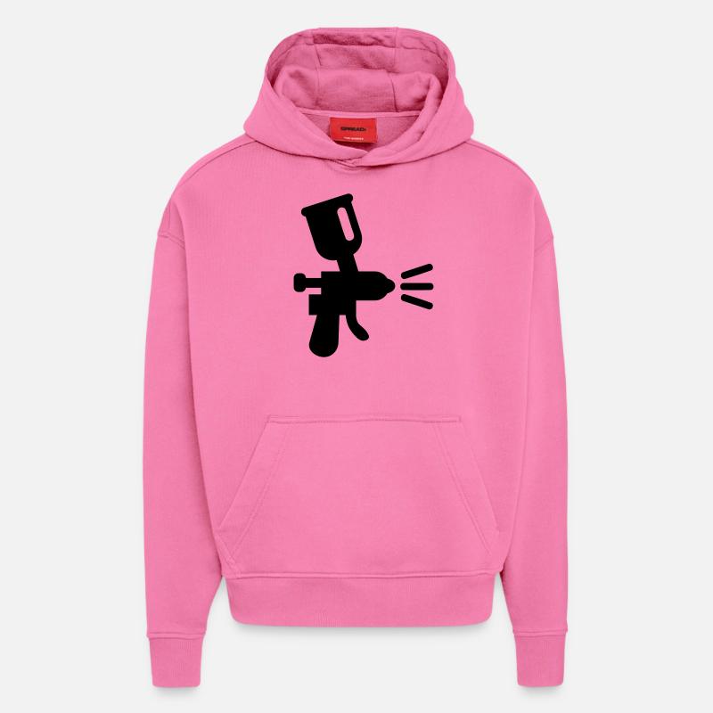 Lackierer - Hoodie- made by SPREAD  - AURA PINK