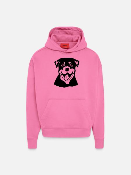 Tier - Hund Rottweiler - Hoodie- made by SPREAD - AURA PINK