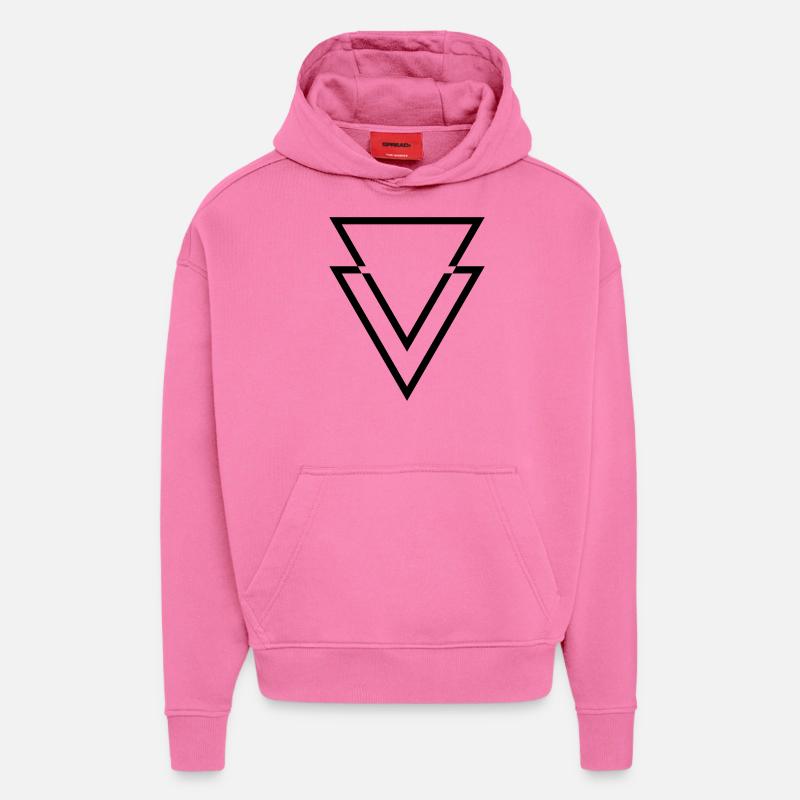 Dreieck Dreieck! - Hoodie- made by SPREAD  - AURA PINK