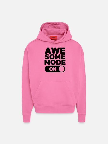 Awesome Mode (On) - Hoodie- made by SPREAD - AURA PINK
