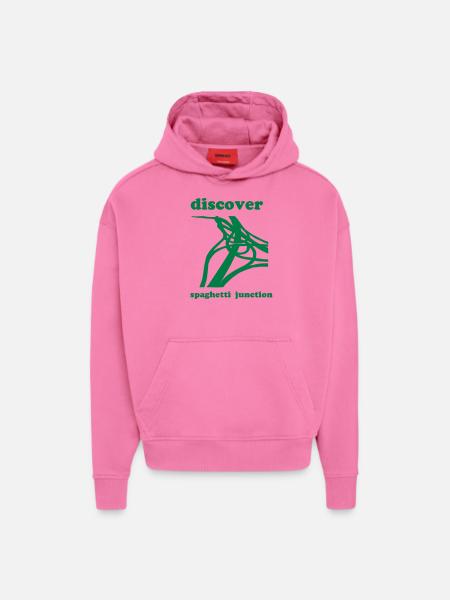 Spaghetti Junction - Hoodie- made by SPREAD  - AURA PINK
