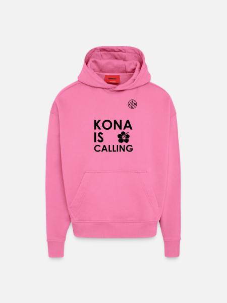 KONA IS CALLING - Hoodie- made by SPREAD  - AURA PINK
