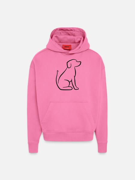 Hund - Hoodie- made by SPREAD - AURA PINK