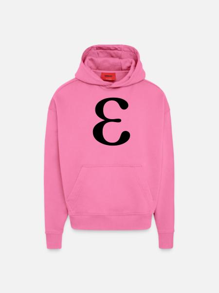epsilon Greek Letter - Hoodie- made by SPREAD - AURA PINK