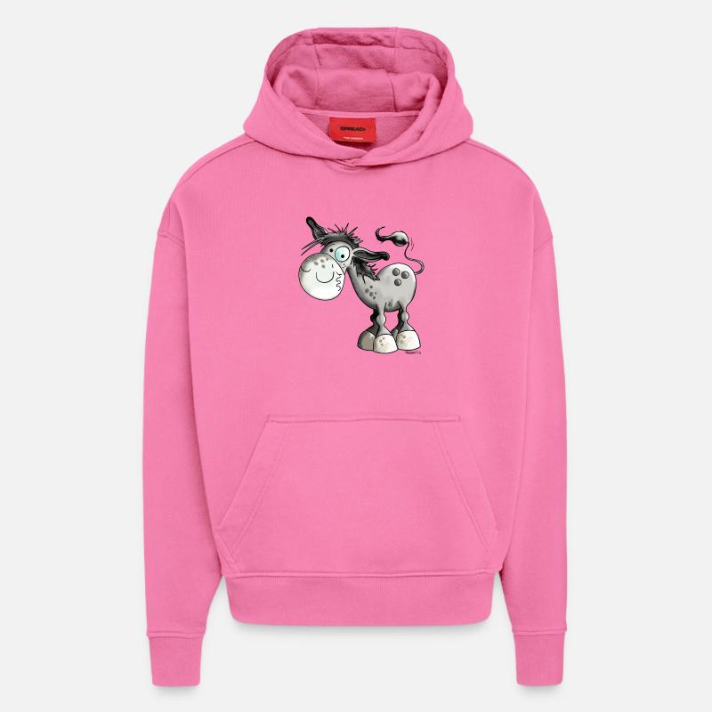 Flippiger Esel - Hoodie- made by SPREAD  - AURA PINK