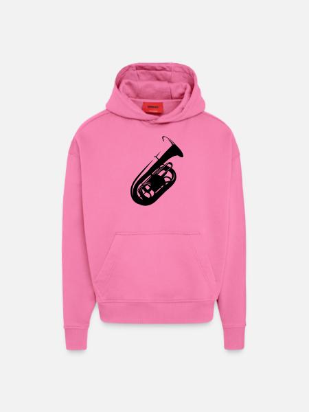 tuba - Hoodie- made by SPREAD - AURA PINK