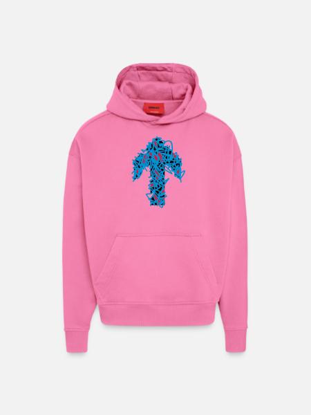 pfeil-nach-oben - Hoodie- made by SPREAD  - AURA PINK