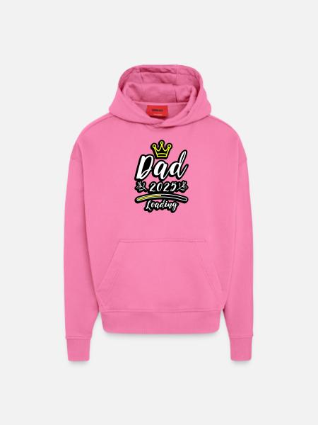 Dad 2025 Loading Papa Baby - Hoodie- made by SPREAD  - AURA PINK