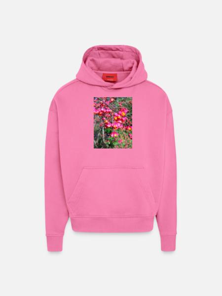 Spindle tree - Hoodie- made by SPREAD  - AURA PINK