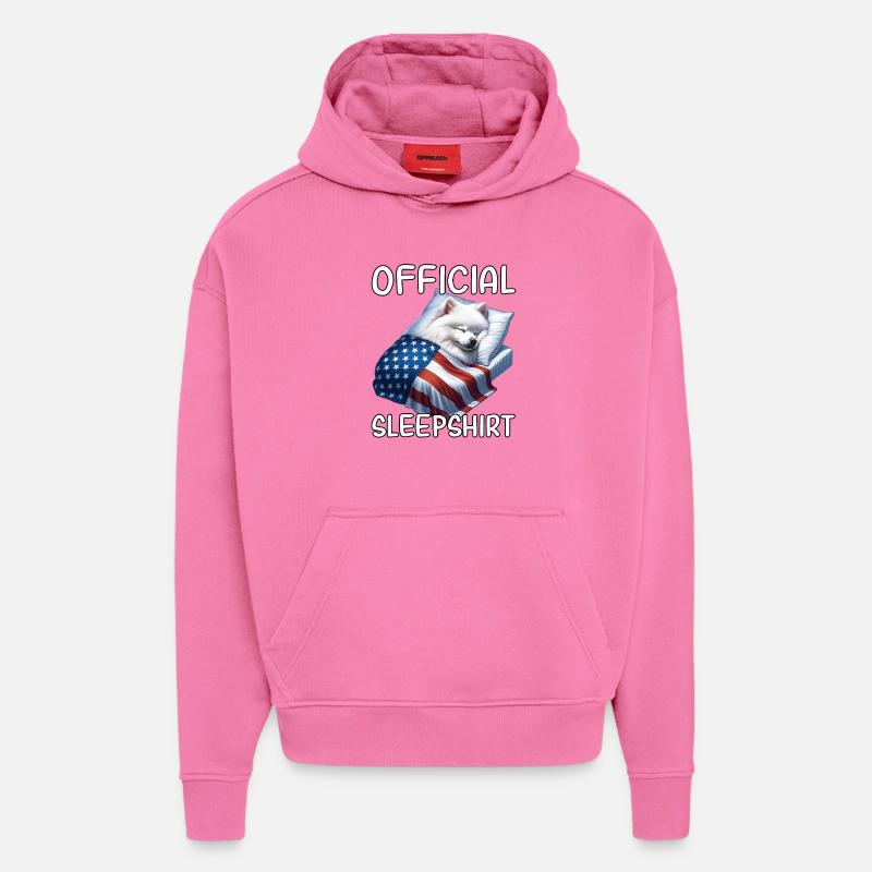 Spitz US Schlafshirt - Hoodie- made by SPREAD  - AURA PINK