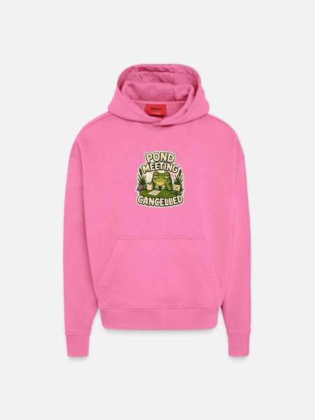 Teichtreffen Abgesagt Frosch - Hoodie- made by SPREAD - AURA PINK