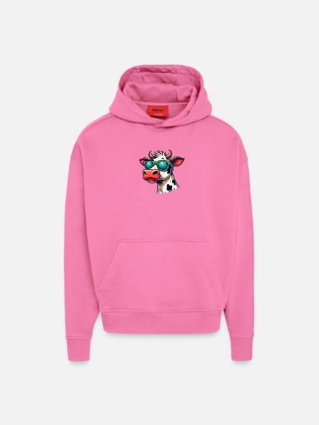 Cow Sunglasses - Hoodie- made by SPREAD  - AURA PINK