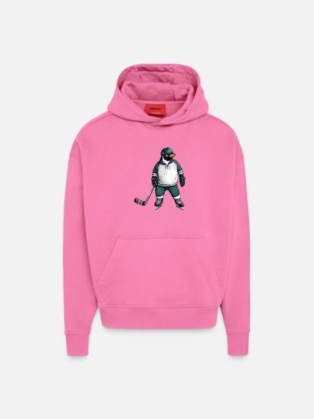 Eishockey Pinguin - Hoodie- made by SPREAD - AURA PINK