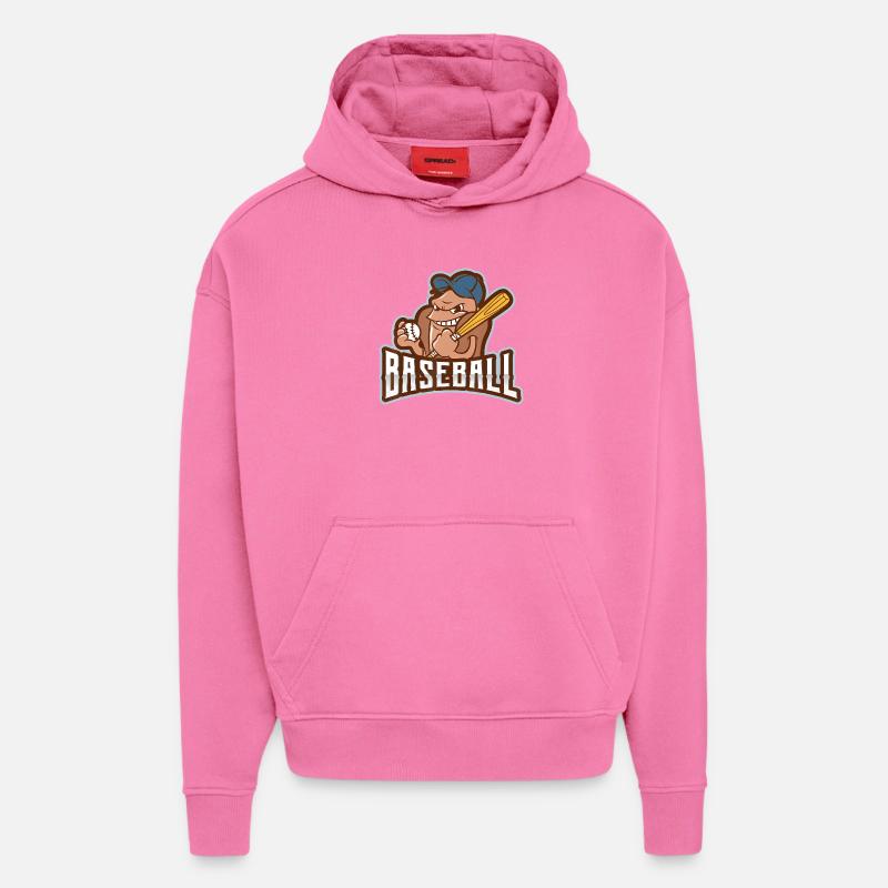 Rogue Batter Baseball-Maskottchen - Hoodie- made by SPREAD  - AURA PINK