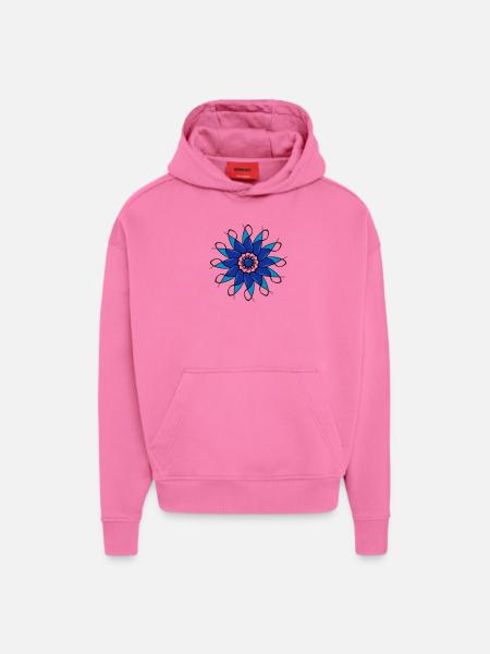 Gothic death - Hoodie- made by SPREAD  - AURA PINK