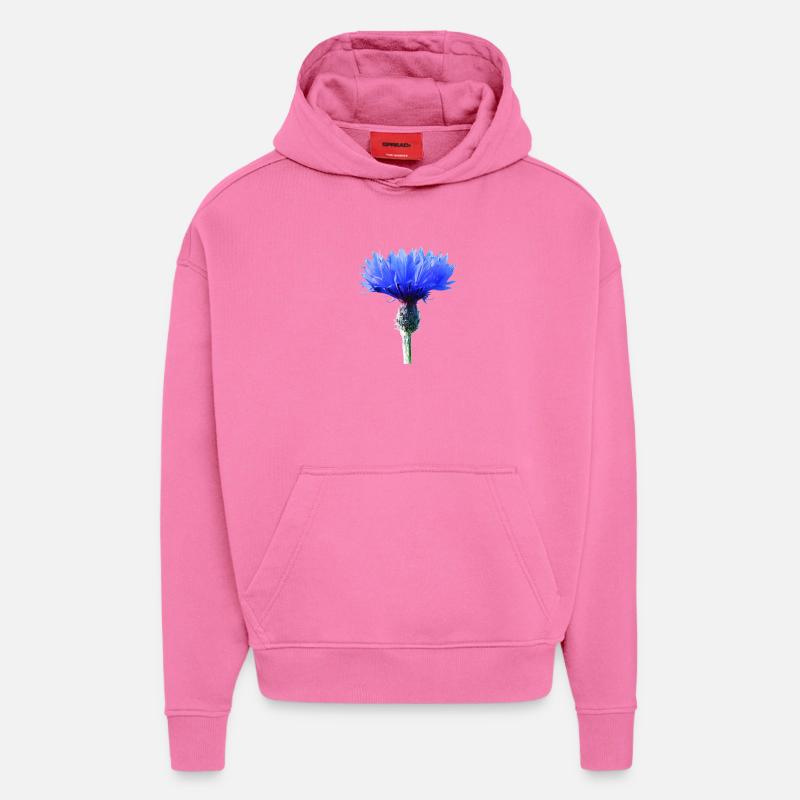 Cornflower - Hoodie- made by SPREAD  - AURA PINK