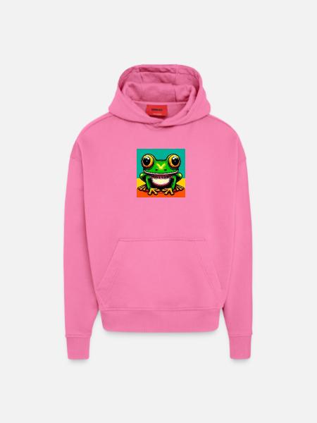 Frosch - Hoodie- made by SPREAD - AURA PINK