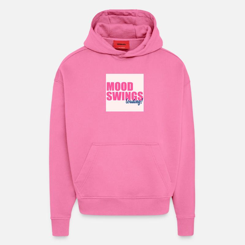 Mood Swings Loading - Hoodie- made by SPREAD - AURA PINK