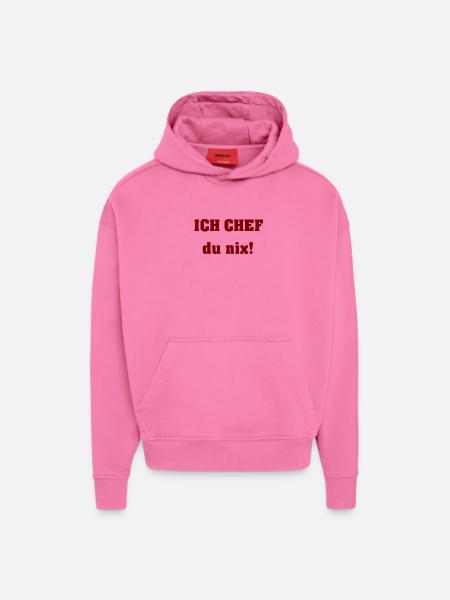 I boss you nix - Hoodie- made by SPREAD  - AURA PINK