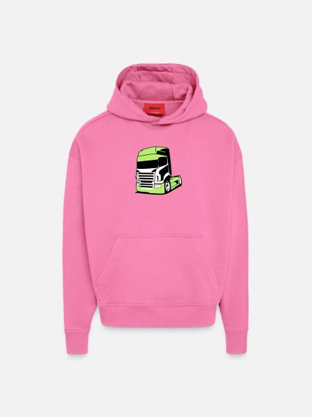 Striking V8 truck - Hoodie- made by SPREAD - AURA PINK