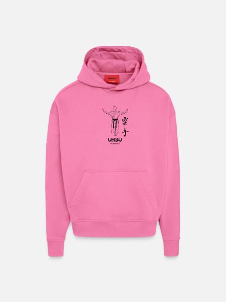 Kata Unsu - Hoodie- made by SPREAD - AURA PINK