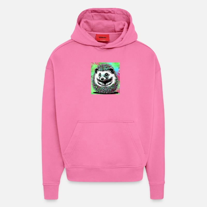Igel - Hoodie- made by SPREAD  - AURA PINK