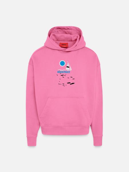 Bodensee - Felchen T-Shirt - Hoodie- made by SPREAD - AURA PINK