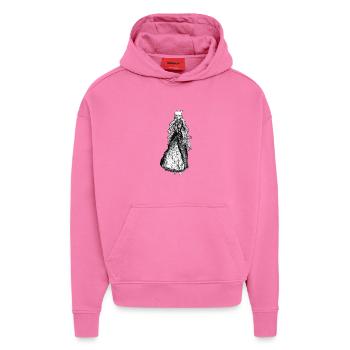 Gift Greek mythology furies - Hoodie- made by SPREAD  - AURA PINK - Front - Dylan (187cm)