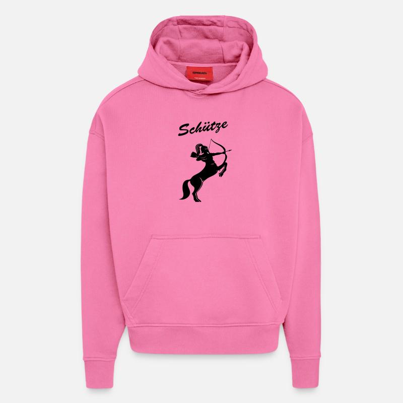Sagittarius - Hoodie- made by SPREAD  - AURA PINK