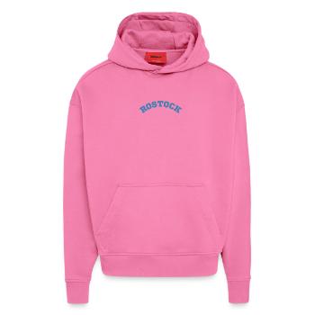 Rostock - Hoodie- made by SPREAD  - AURA PINK - Vorne - Dylan (187cm)