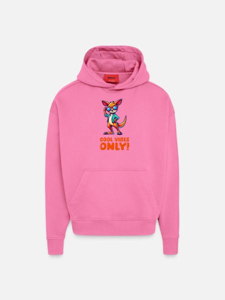 Lunettes de soleil Kangaroo Comic - Sweat à capuche bio épais oversize fabriqué en UE - AURA PINK