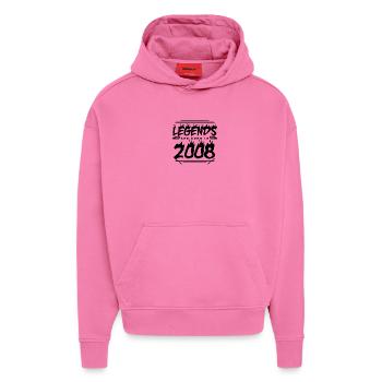 2008 - Jahrgang 2008 - Baujahr 2008 - Hoodie- made by SPREAD  - AURA PINK - Vorne - Dylan (187cm)