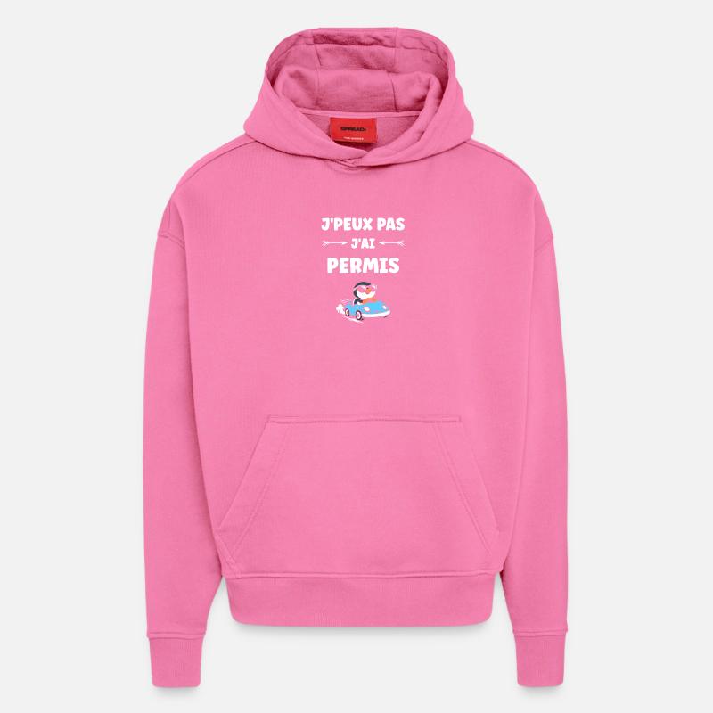 Führerschein-Humor - Hoodie- made by SPREAD  - AURA PINK