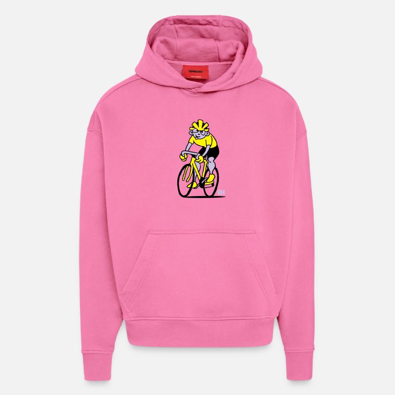 Radfahrer - Radsport - Hoodie- made by SPREAD  - AURA PINK