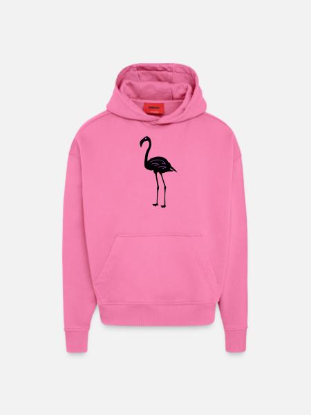 Flamingo Symbol - Hoodie- made by SPREAD - AURA PINK