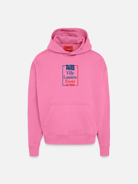 PARIS STADT DES LICHTS - Hoodie- made by SPREAD  - AURA PINK