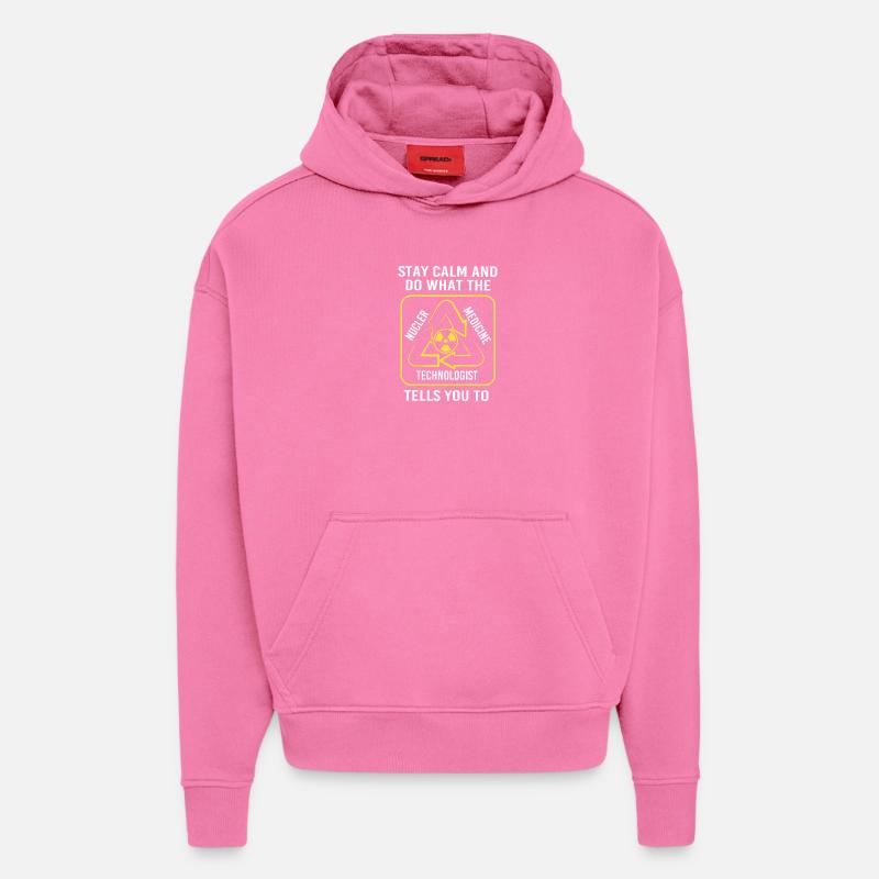 Radiologie Nuklear Atom Nuklearmedizin - Hoodie- made by SPREAD  - AURA PINK