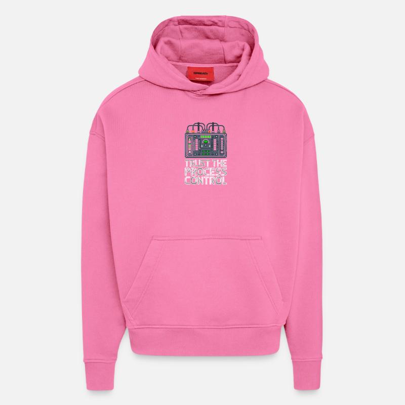 Trust The Process Control Prozessleittechnik - Hoodie- made by SPREAD  - AURA PINK