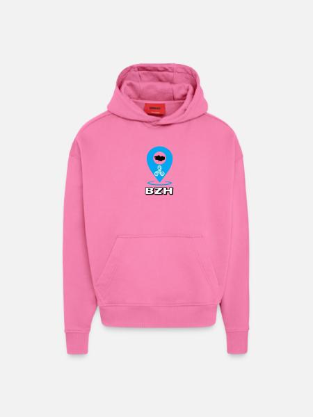 Triskel Breizh Blue - Hoodie- made by SPREAD - AURA PINK