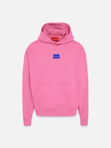 Good Karma Blue - Hoodie- made by SPREAD  - AURA PINK