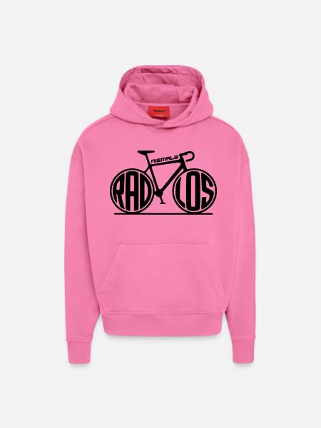 Fahrrad - Niemals radlos - Hoodie- made by SPREAD - AURA PINK