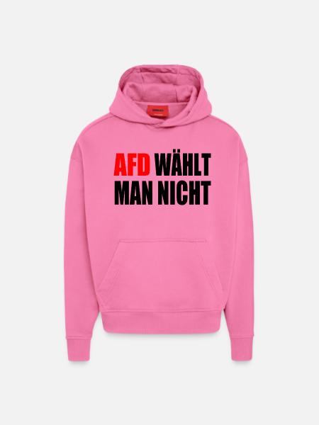 afd wählt man nicht - Hoodie- made by SPREAD - AURA PINK