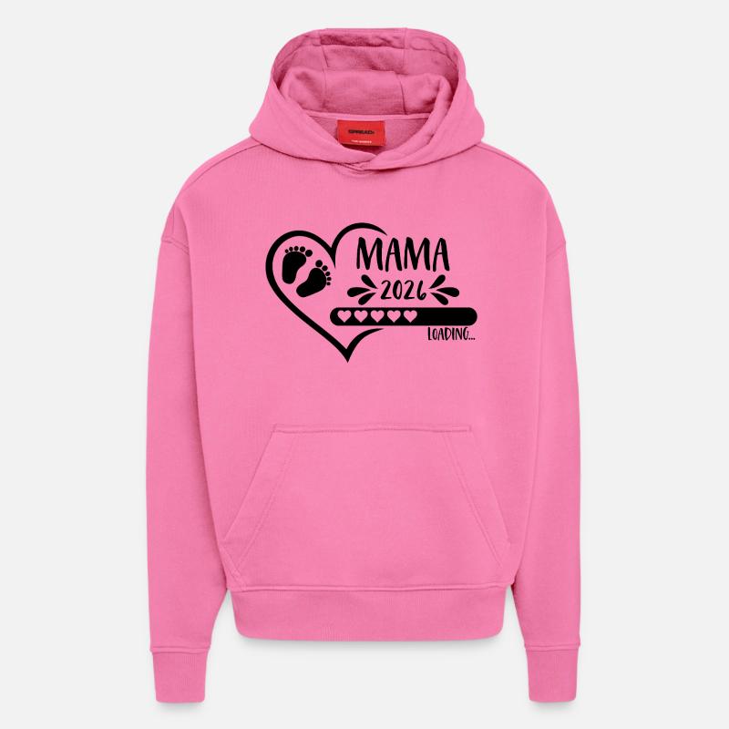 Mama 2026 loading - Hoodie- made by SPREAD  - AURA PINK