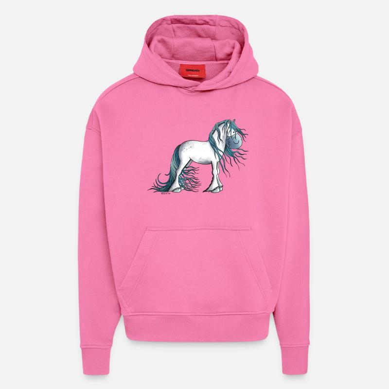 Fantasy Pferd - Hoodie- made by SPREAD  - AURA PINK
