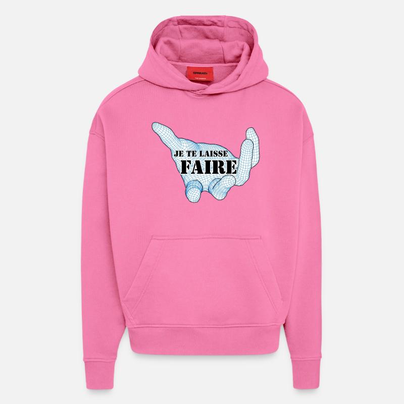 ICH LASSE DICH DAS MACHEN. - Hoodie- made by SPREAD  - AURA PINK