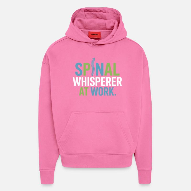 Licensed DC Expert Musculoskeletal Alignment - Hoodie- made by SPREAD - AURA PINK