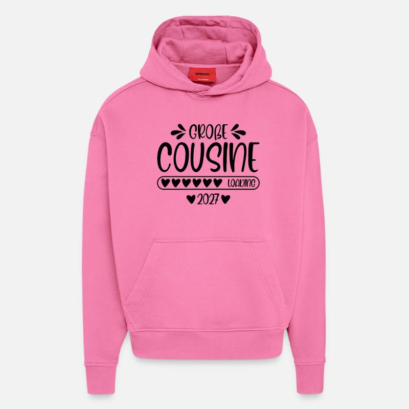 Big Cousin 2027 loading - Hoodie- made by SPREAD  - AURA PINK