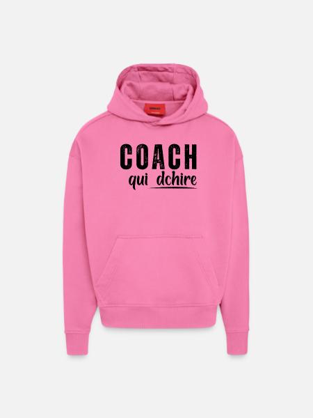Coach Who - Hoodie- made by SPREAD  - AURA PINK