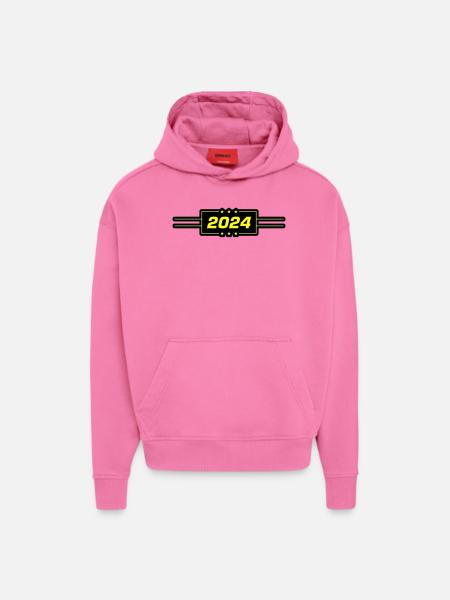 2024 year - Hoodie- made by SPREAD  - AURA PINK