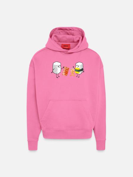 Sushi Shopping - Hoodie- made by SPREAD  - AURA PINK